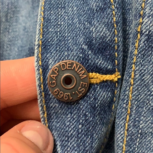 GapKids Button-Up Jean Jacket XL - Picture 7 of 8